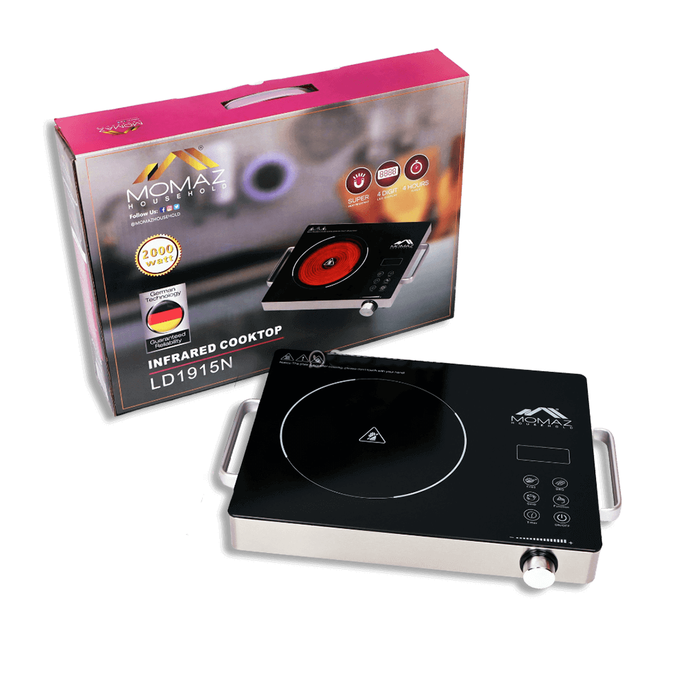 Momaz 2000watt Infrared Cooktop – Freeshop